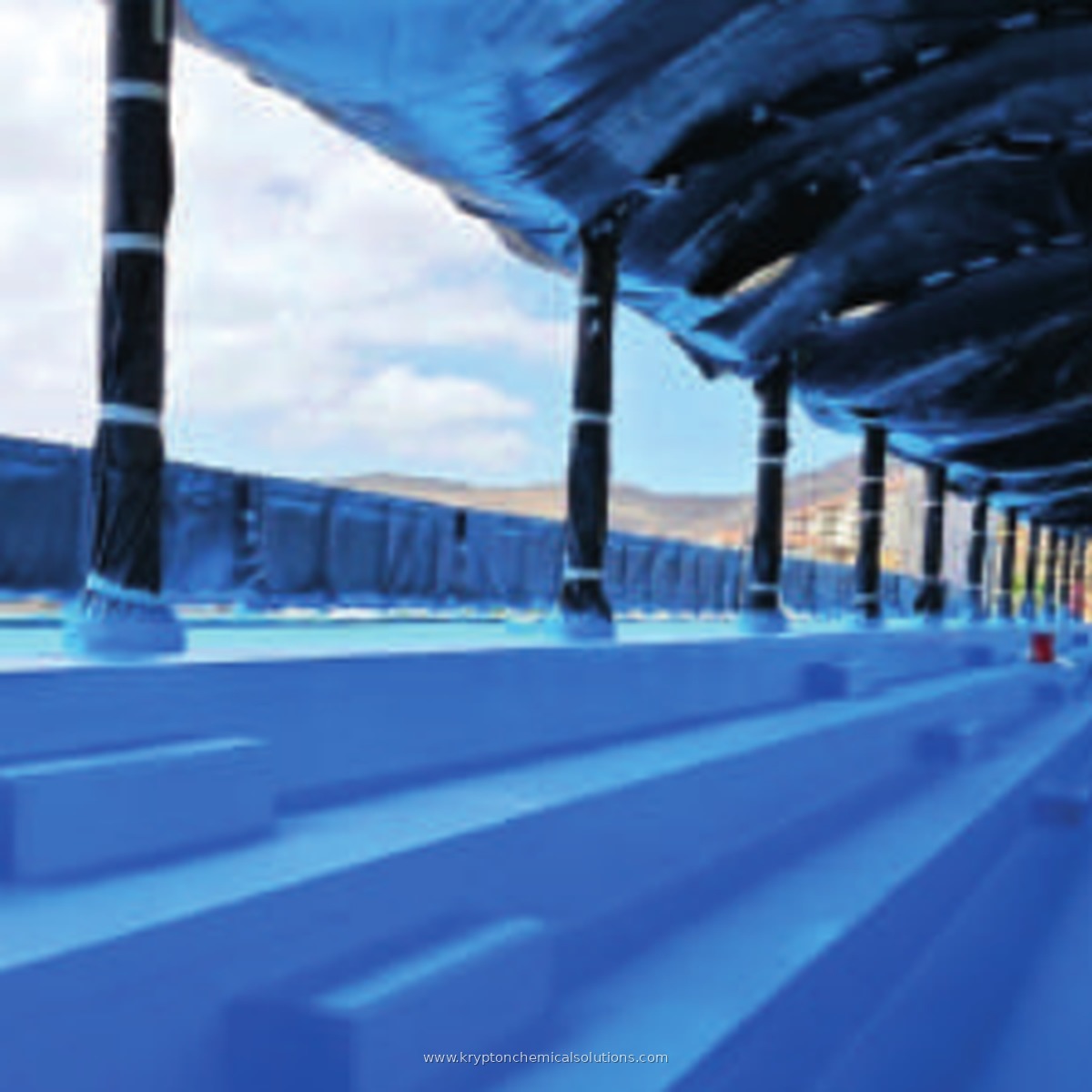 Tenerife La Suerte stands Polyurea Rayston