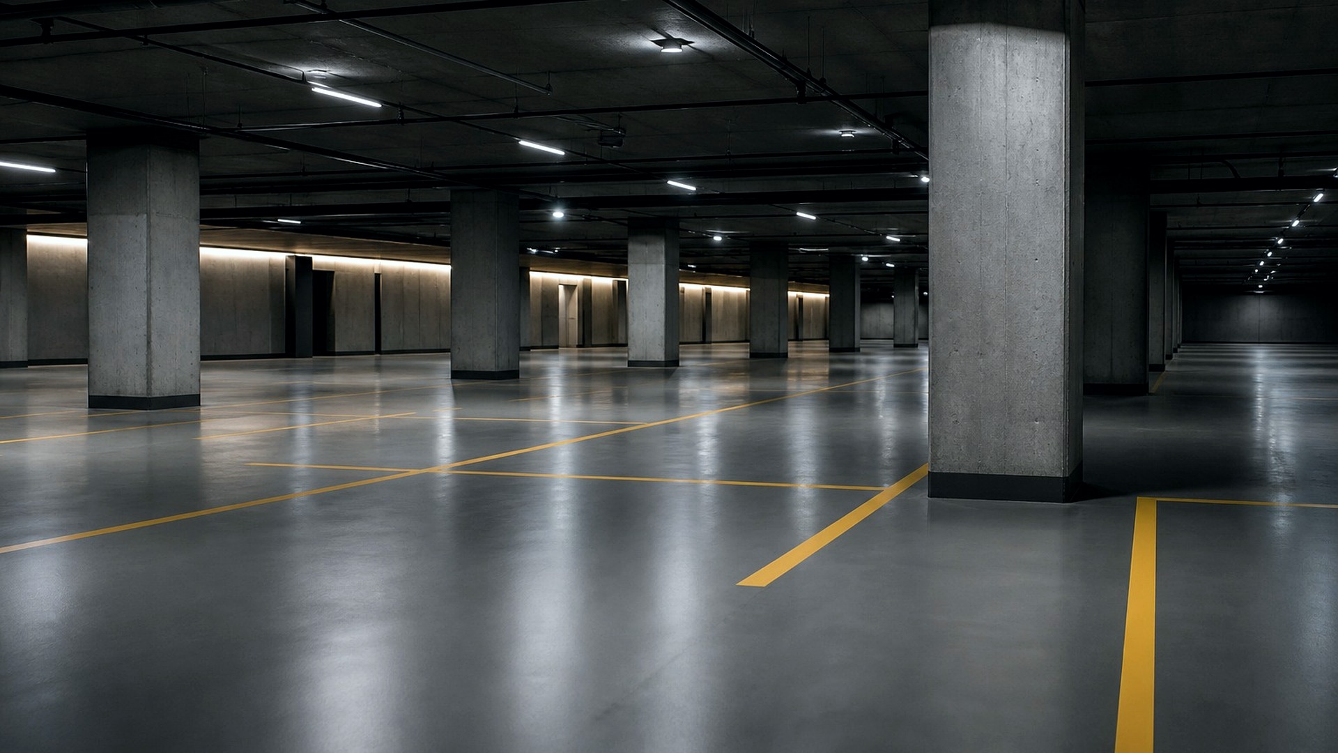 Workshop pit floors