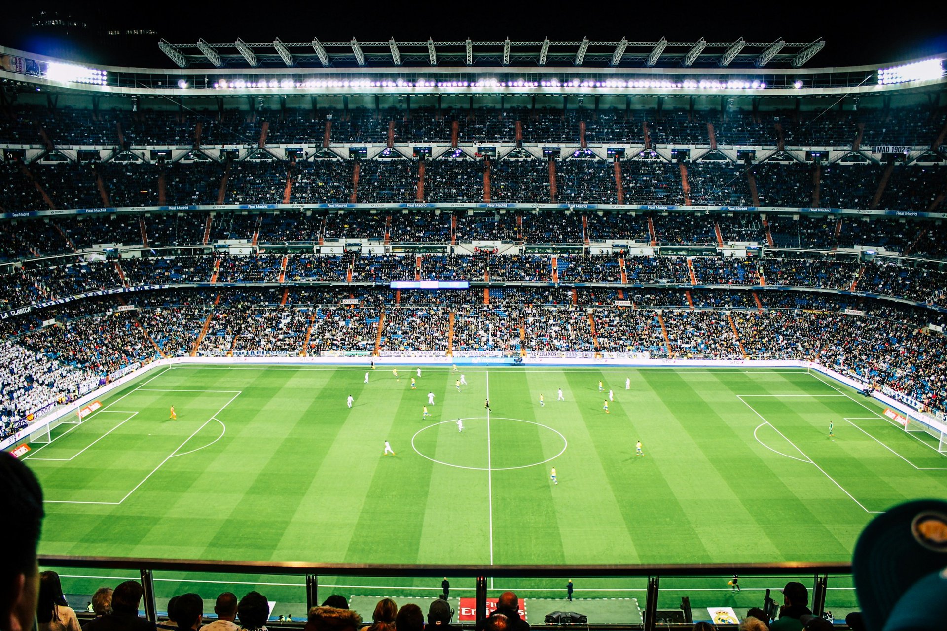 Football stadium stands