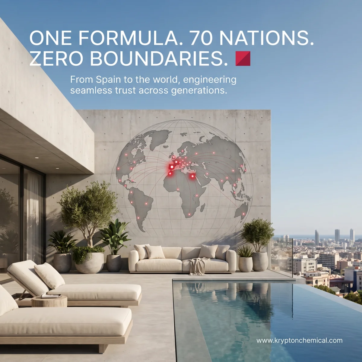 ONE FORMULA. 70 NATIONS. ZERO BOUNDARIES.