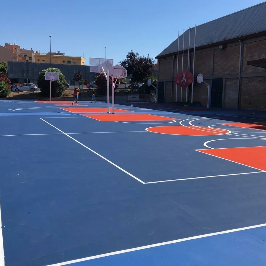 Rayston Floor sport court with Colodur Eco