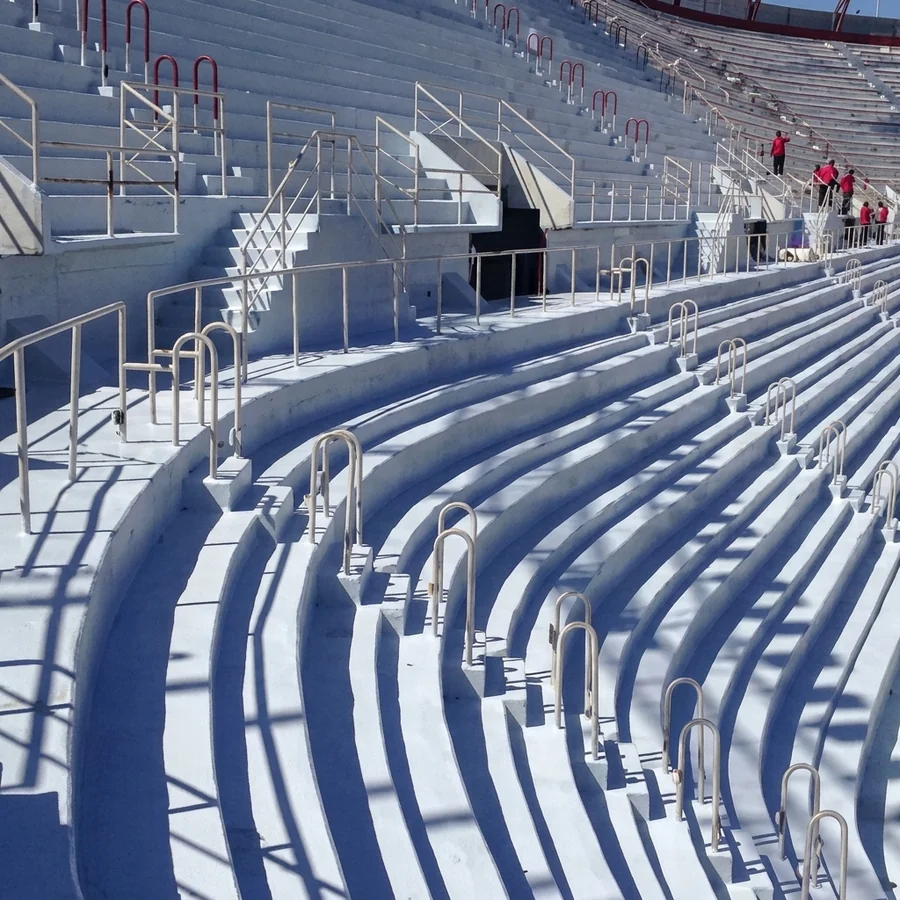 Stadium spectator terraces
