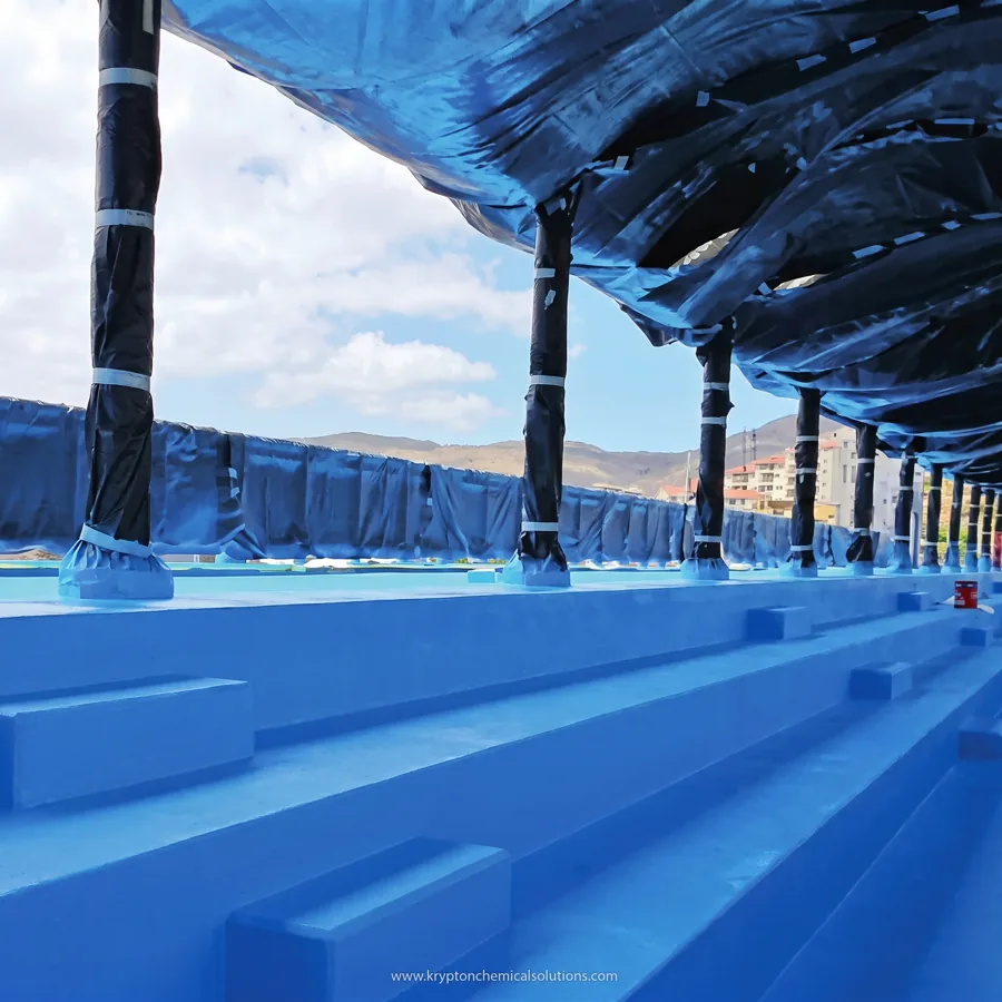 مدرجات Tenerife La Suerte — Polyurea Rayston