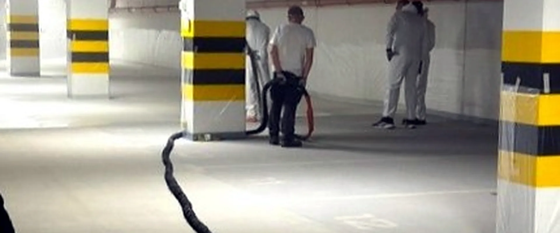 Car Park Polyurea Flooring in Kraków with Rayston Floor D40 FR