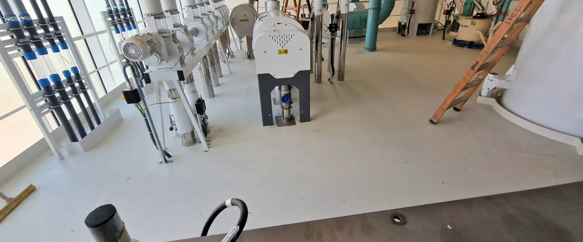 Cereal Plant Platform Flooring in Sarriguren with Pavisoft