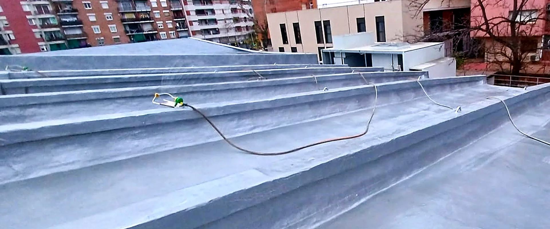 Cultural Centre Roof Waterproofing in Sants, Barcelona