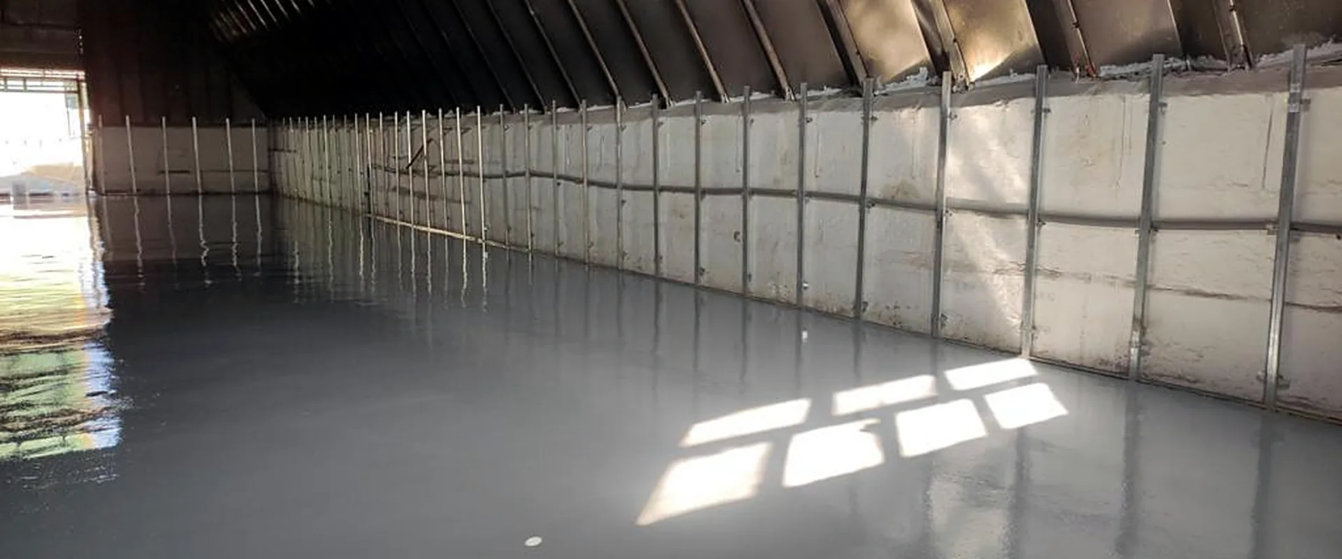 Drinks Warehouse Floor Coating in Ukraine with EP Coat 100