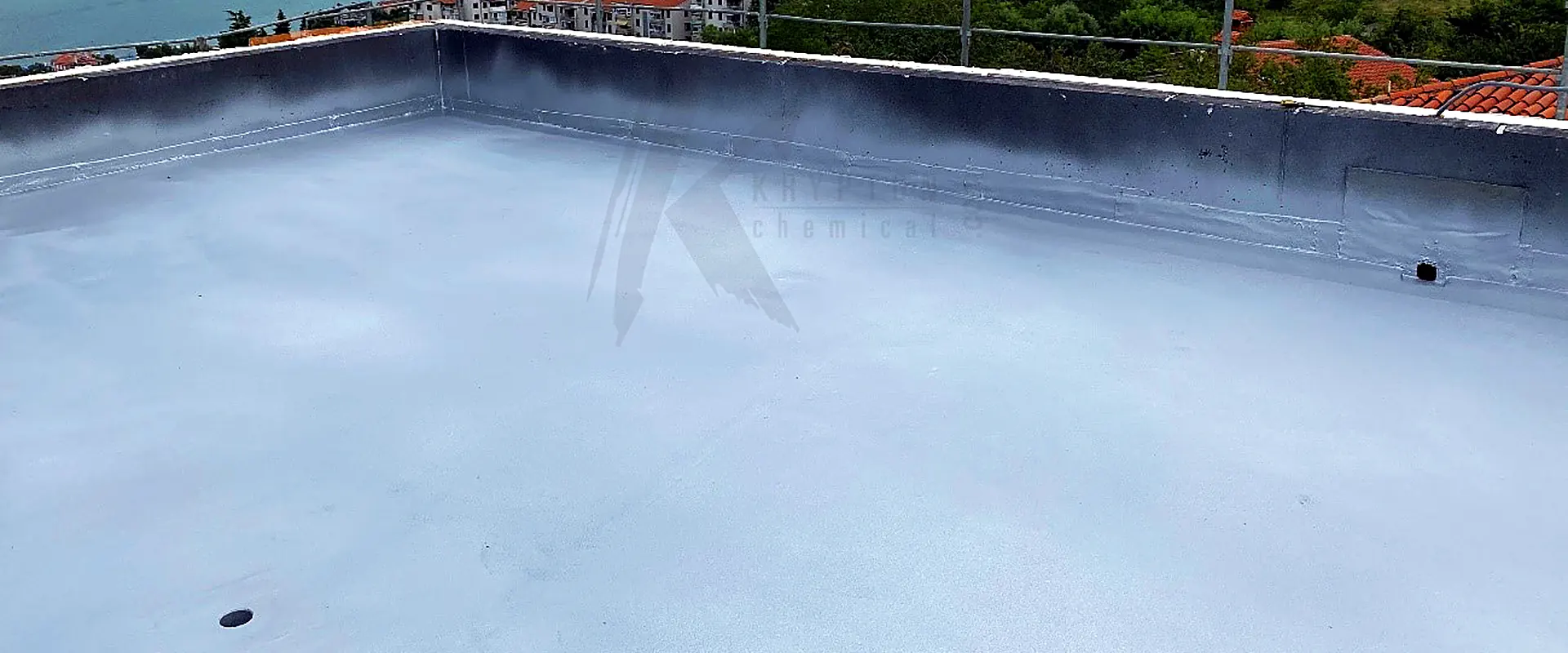 Flat Roof Waterproofing in Koper with Impermax Polyurea H Flex Alum