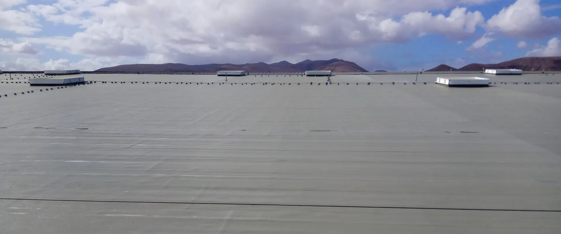 Fuerteventura Airport Roof Waterproofing with Impermax 2K