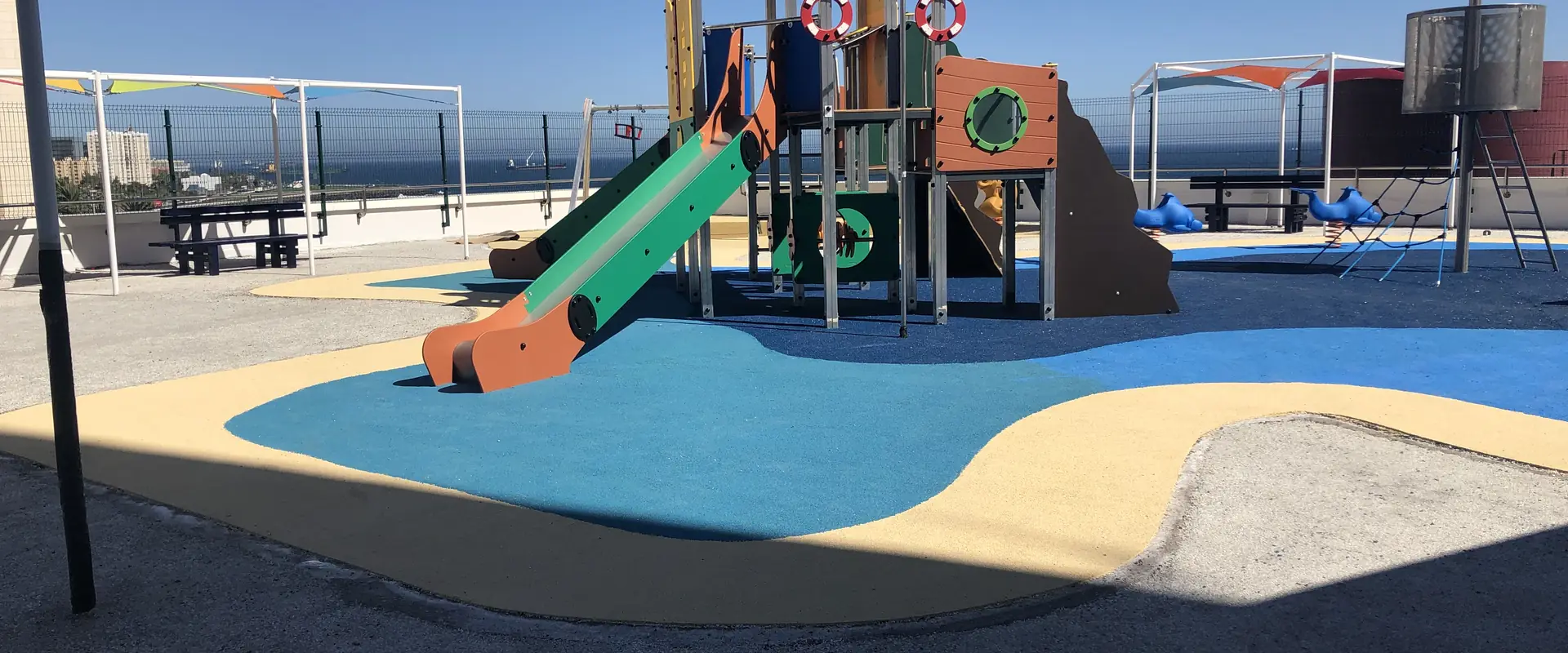 Hospital Playground Flooring in Gran Canaria