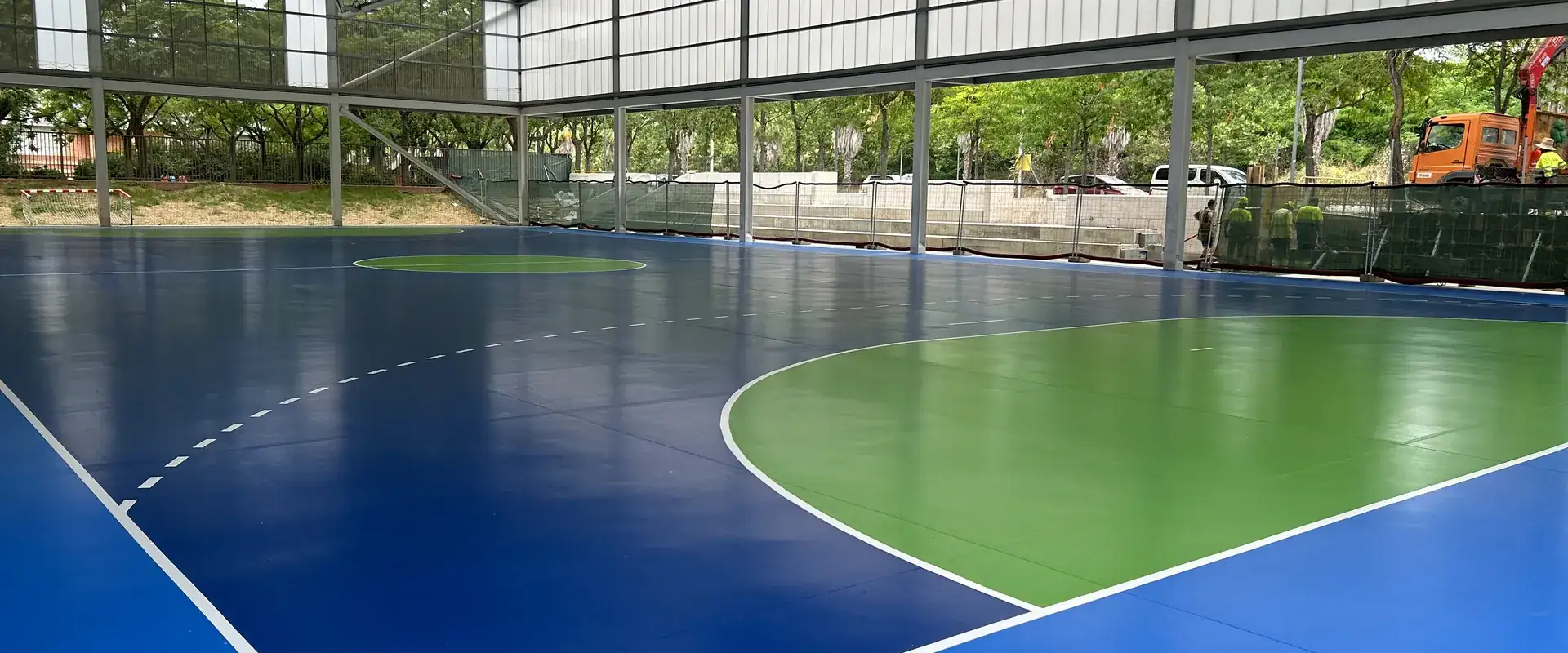 Sports Hall Flooring in Granollers