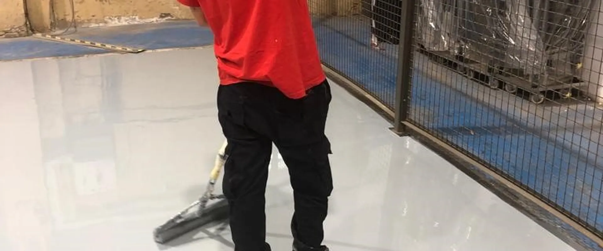 Paint Workshop Flooring in Gurb