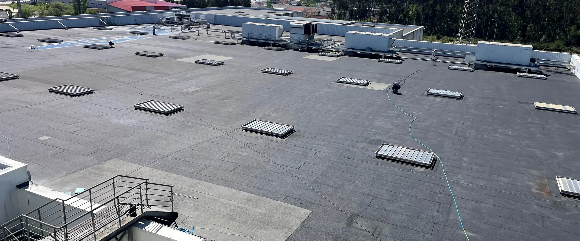 Shopping Centre Roof Waterproofing in Portugal