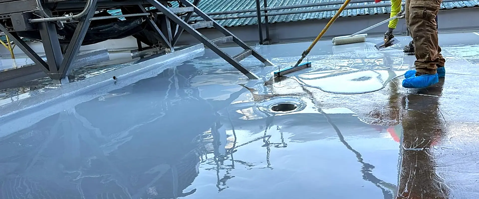 Hospital Roof Waterproofing in Costa Rica with Cold Polyurea