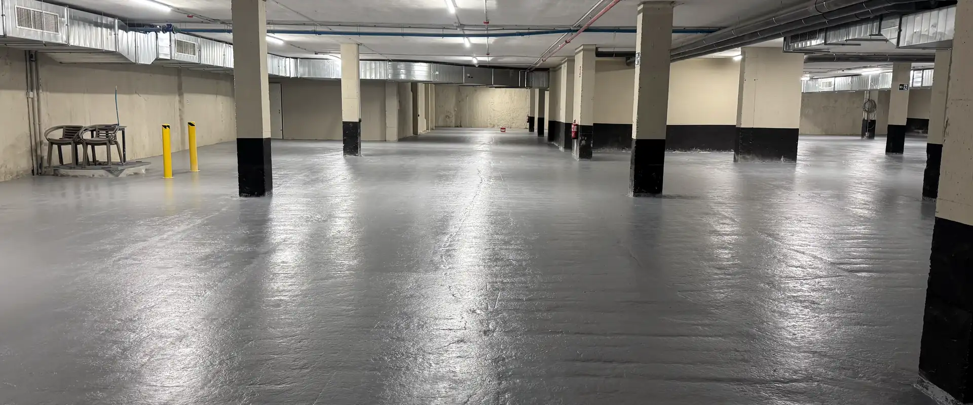 Hotel Car Park Flooring in Benalmádena with EP Aquacoat
