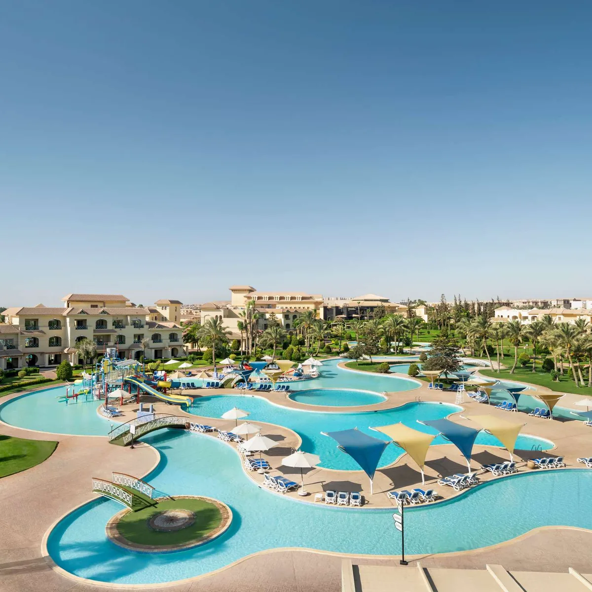 Pool landscape at the Movenpick, 6th of October City
