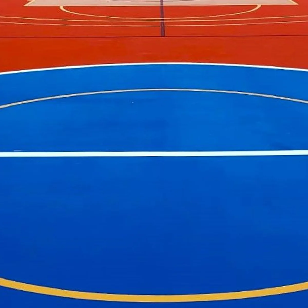 Blue field with white and yellow lines, Cervelló Blue field with white and yellow lines, Cervelló