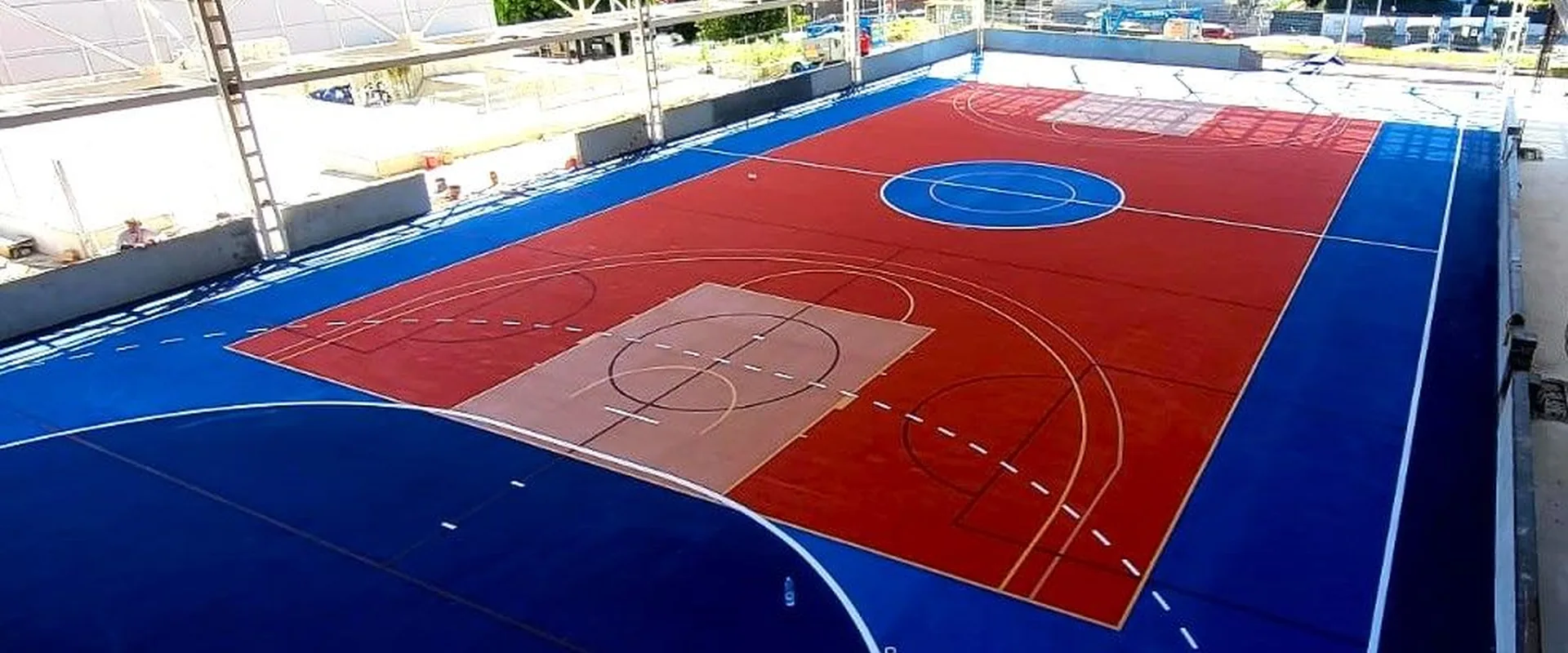 Multisport Court Flooring for the Cervelló Town Council