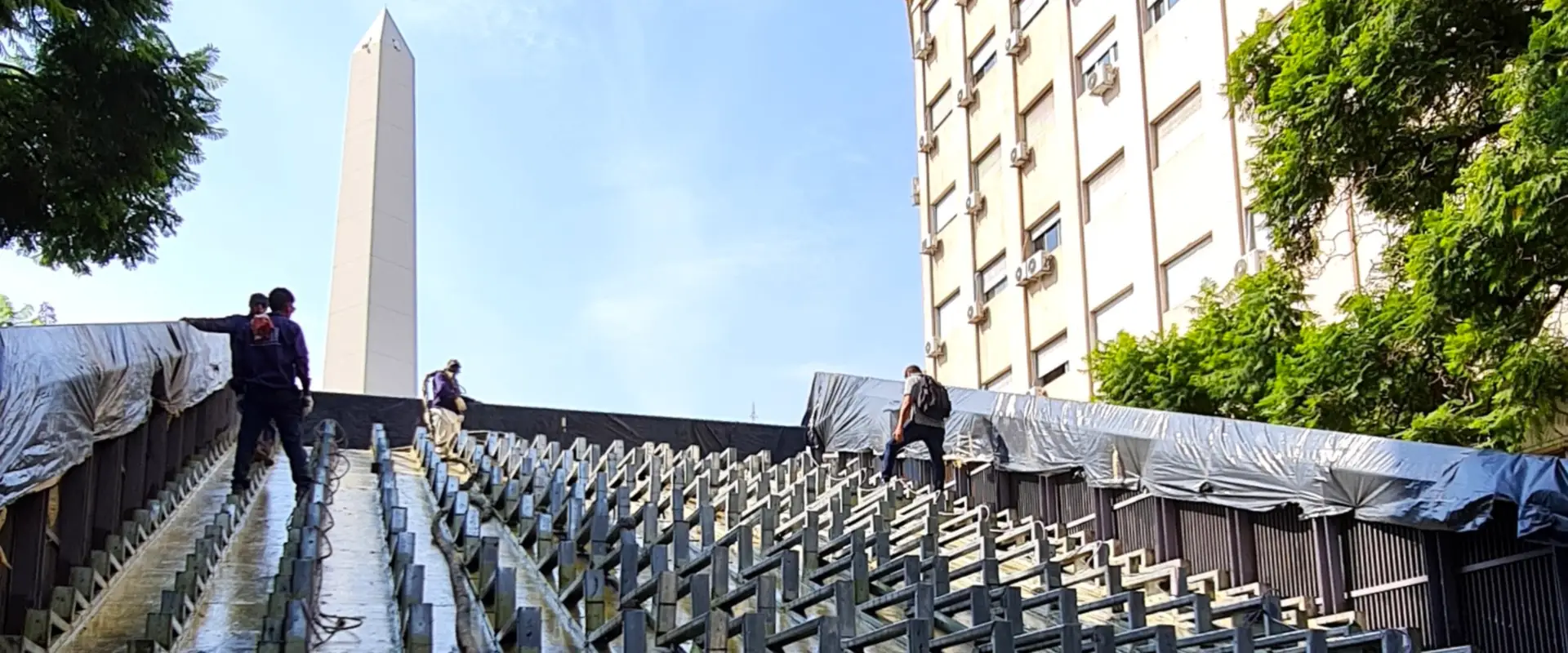 Police Centre Roof Waterproofing in Buenos Aires