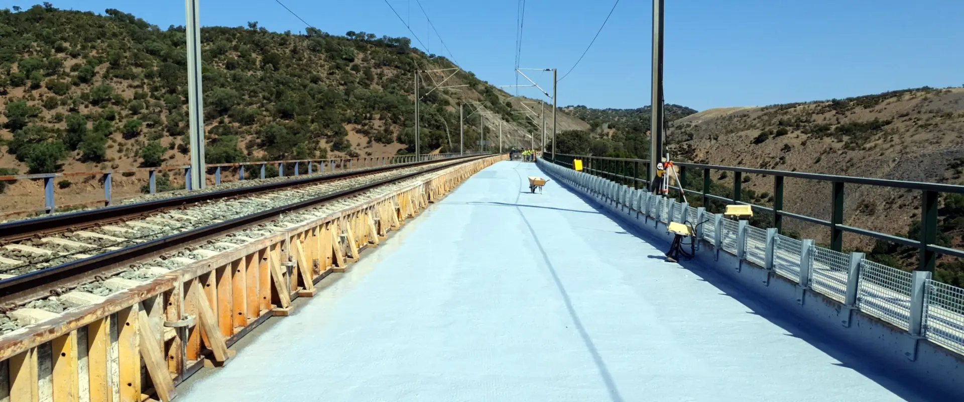 Railway Bridge Waterproofing on the Guadalmez–Córdoba Line