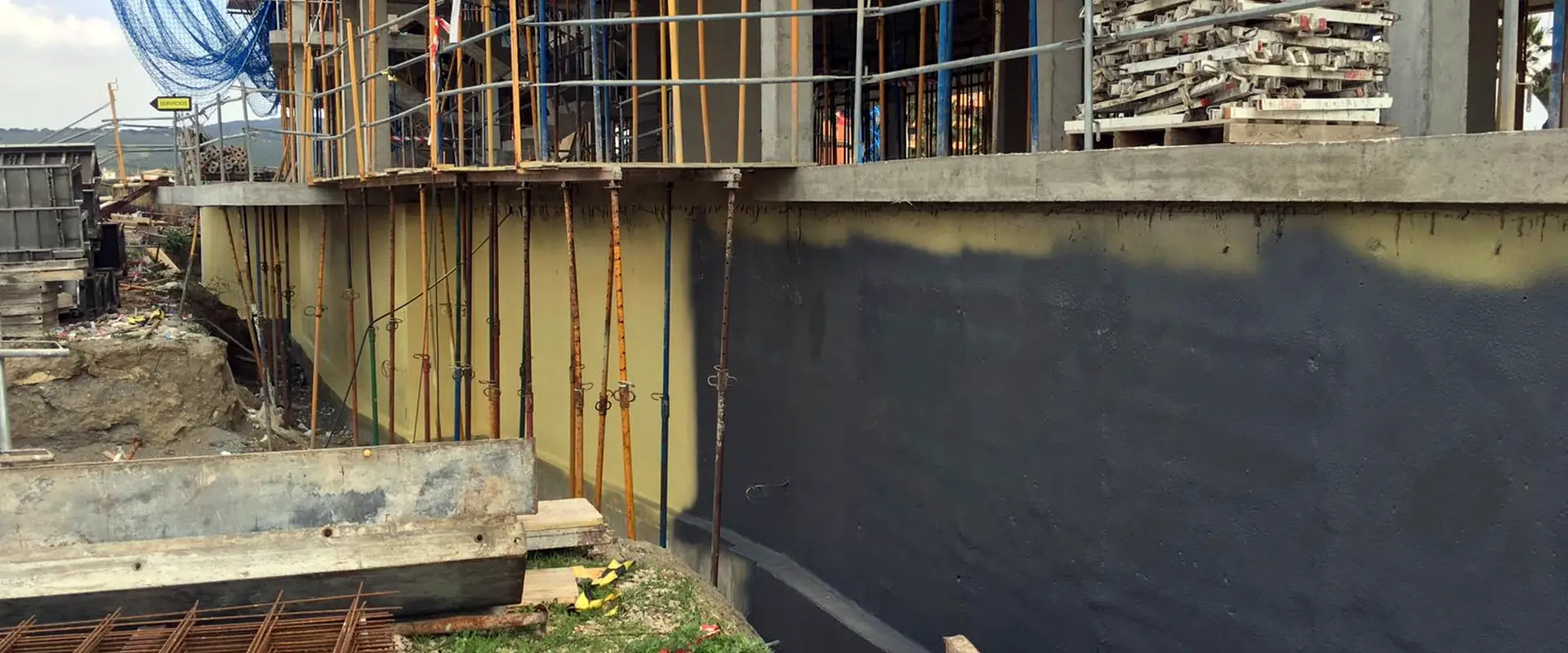 Residential Foundation Radon Barrier