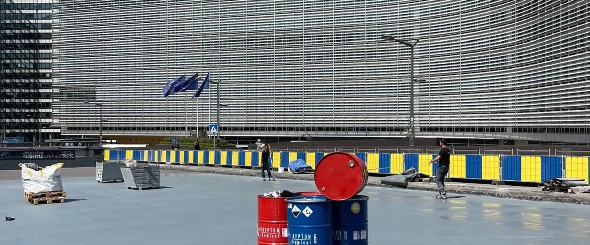 Roof Waterproofing at Schuman Square, Brussels