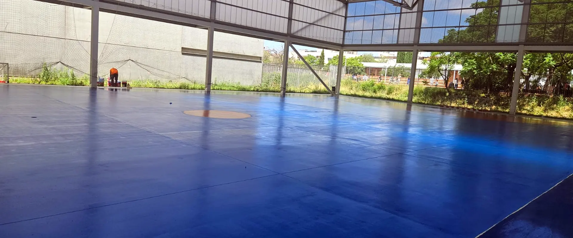 Sports Pavilion Flooring in Granollers with Colodur Eco