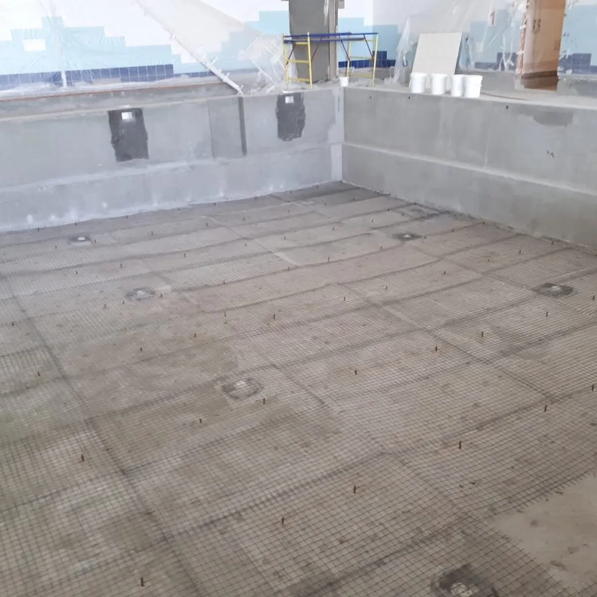 Shallow basin with prepared floor and walls, Russia