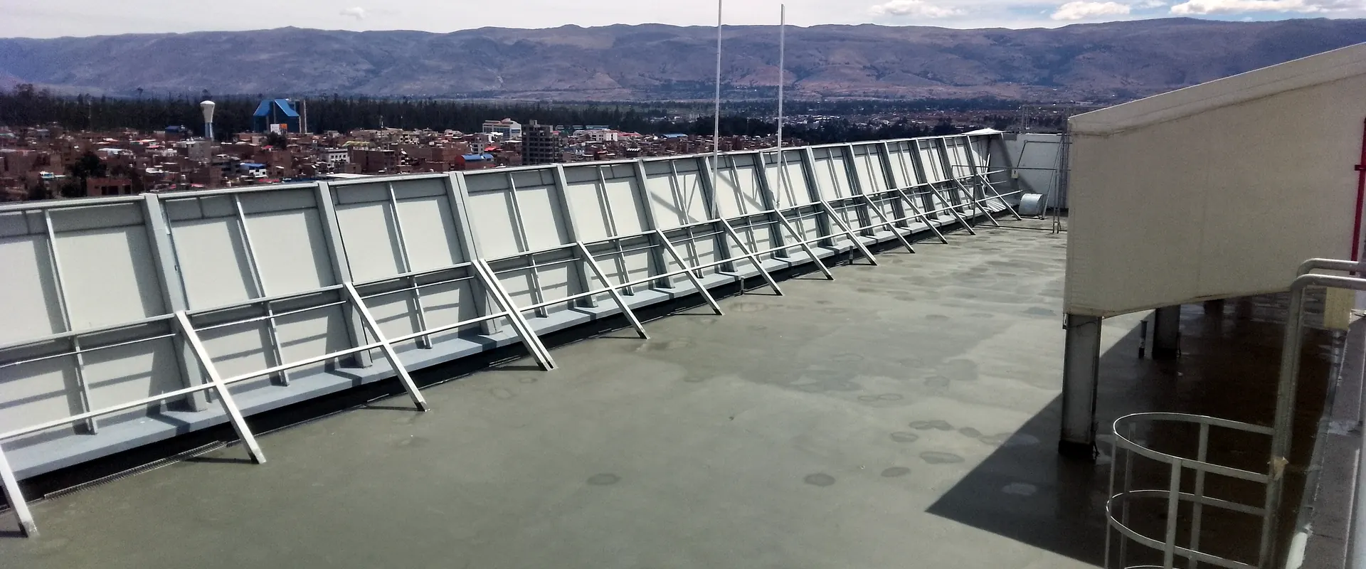 University Roof Waterproofing in Huancayo with Impermax Polyurea H Flex