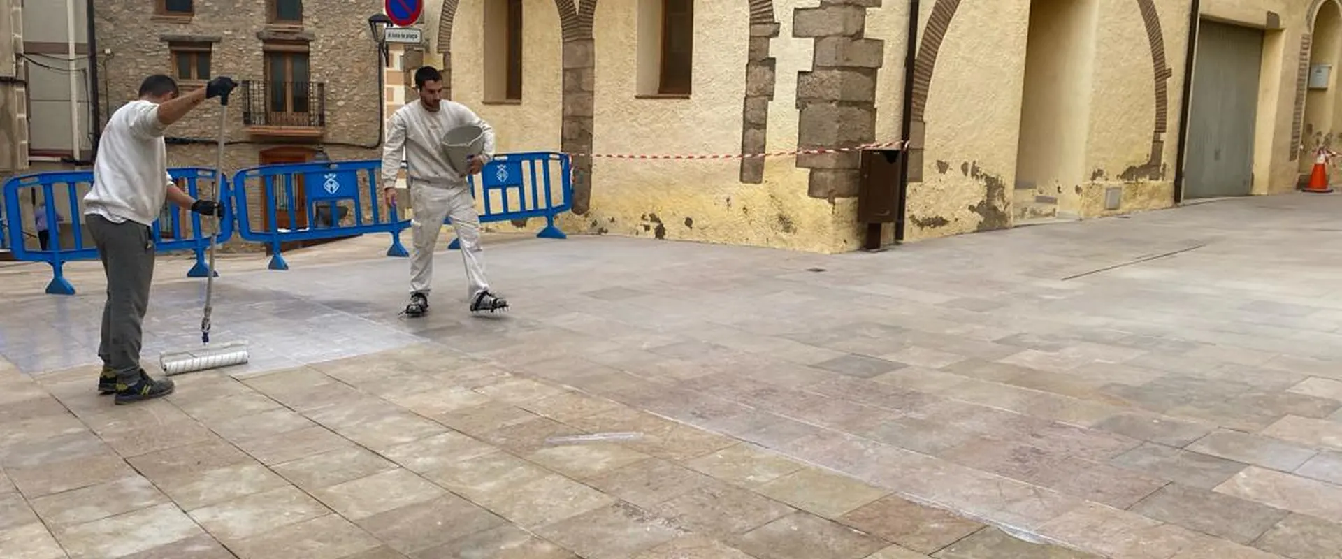 Square Paving in Vandellòs