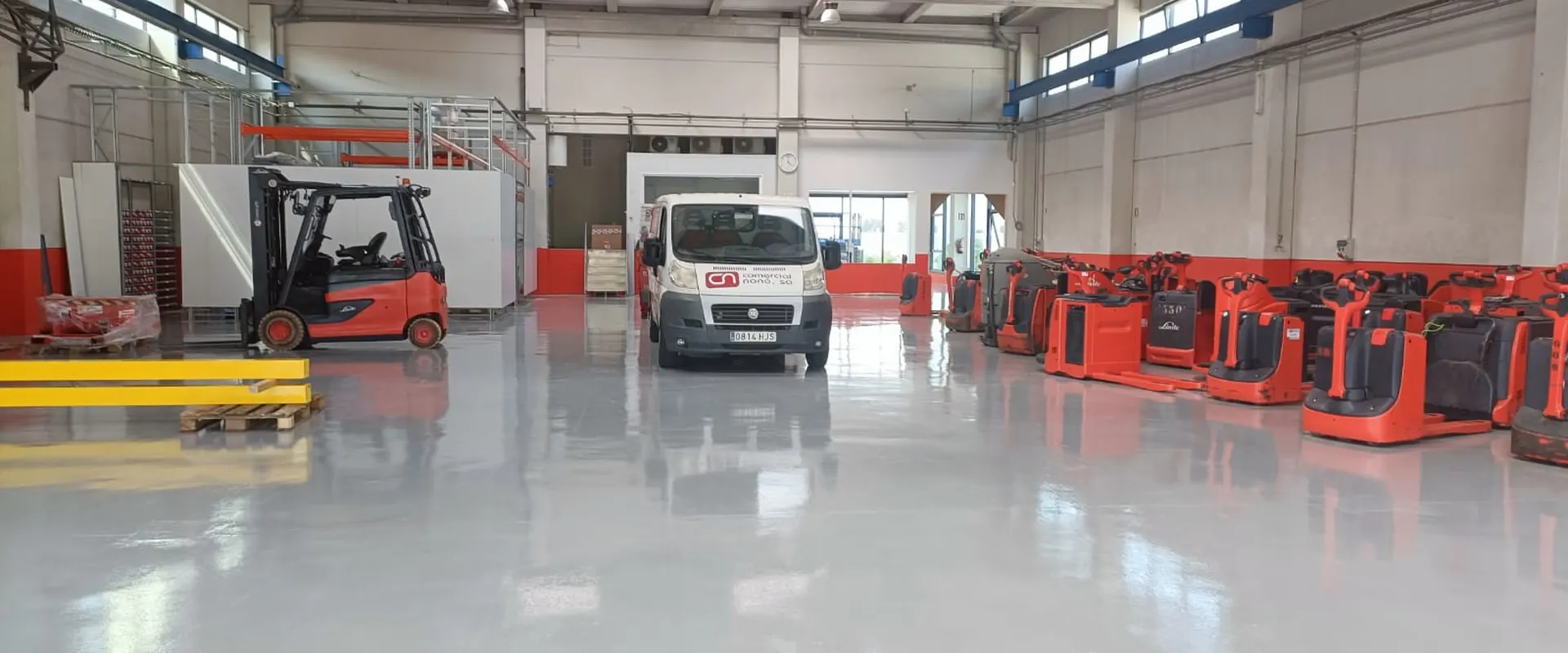 Machinery Showroom Flooring in Vic