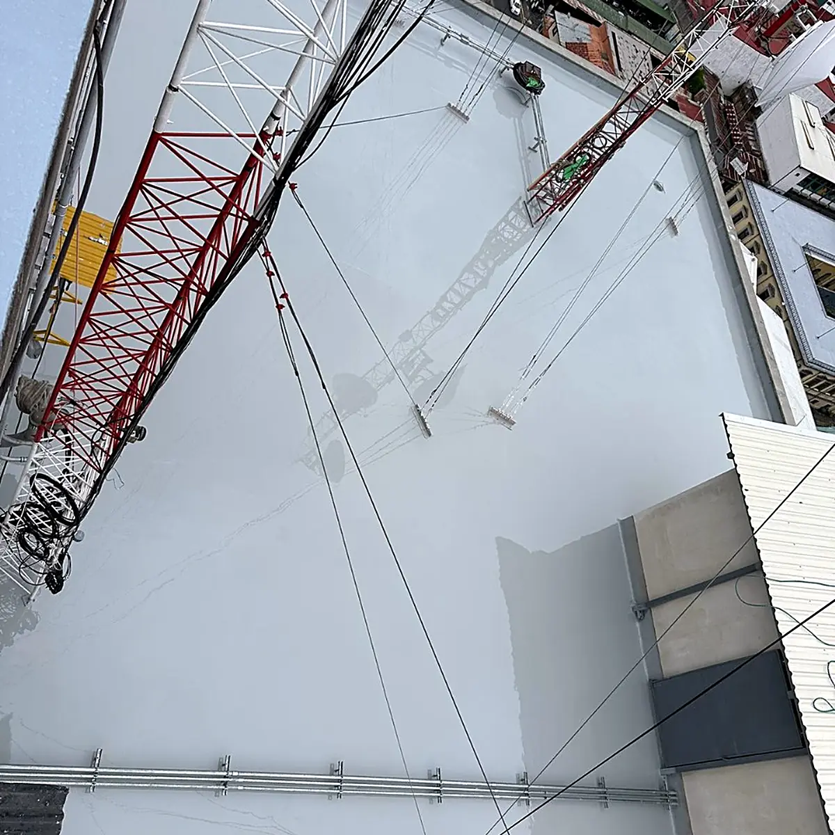 Walkable roof waterproofing in San José near the mast Walkable roof waterproofing in San José near the mast