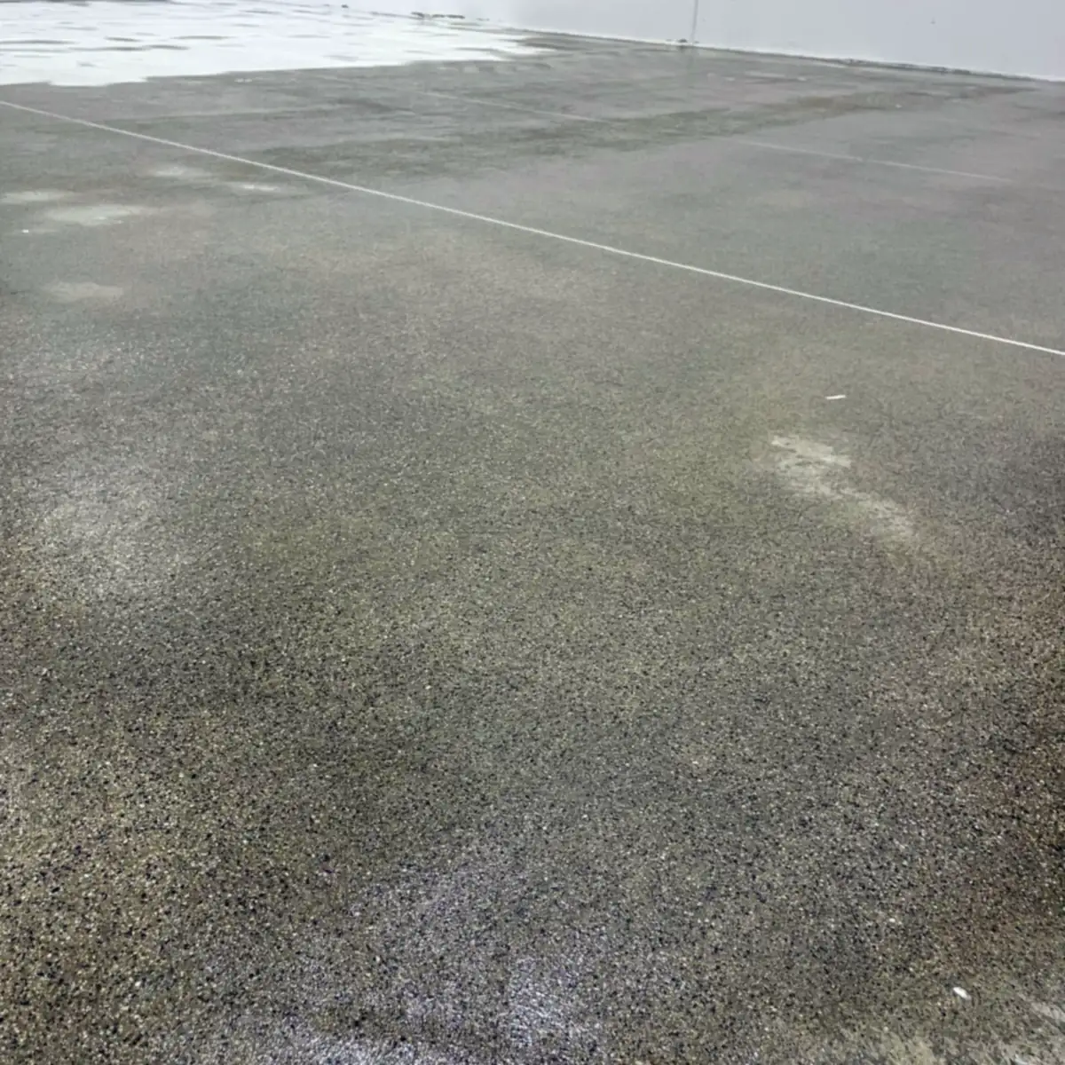 Rough surface left after milling the old floor