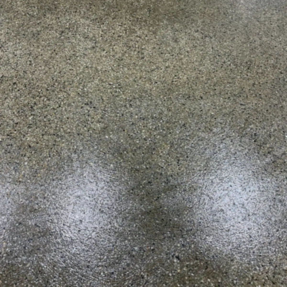 Close view of the milled concrete, partly wet, Galicia